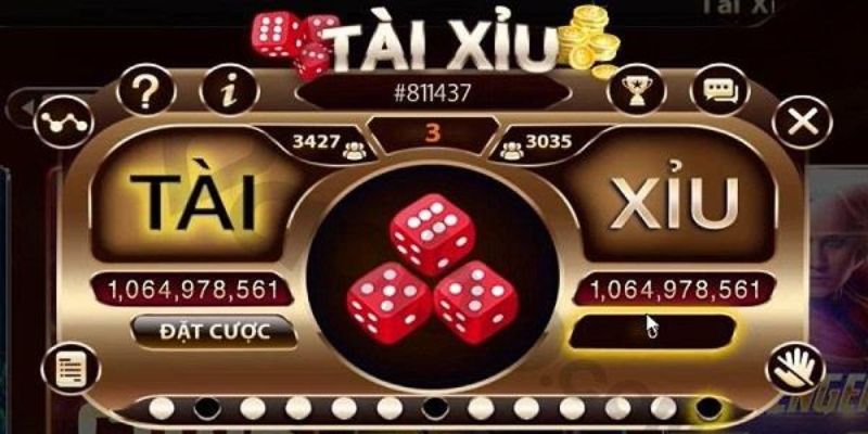 Tài xỉu được chọn nhiều nhất